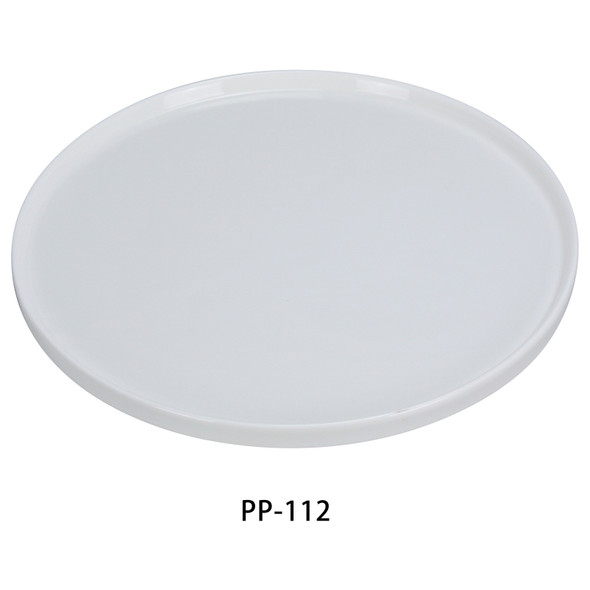 Yanco PP-112 Accessories Coupe Pizza Plate, 12" (12/Case)