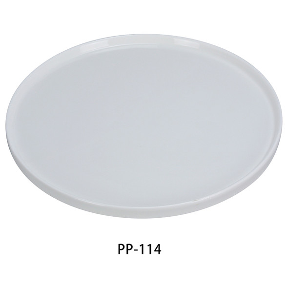 Yanco PP-114 Accessories Coupe Pizza Plate, 14" (12/Case)