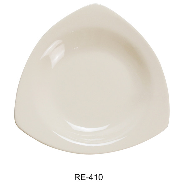 Yanco RE-410 Recovery Triangle Pasta Bowl, 2 oz, American White (12/Case)