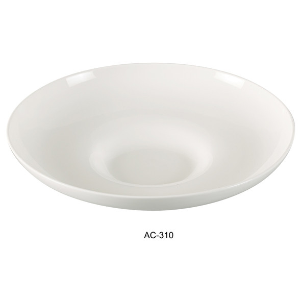 Yanco AC-310 ABCO Pasta Bowl, 10-1/2", 18 oz, Super White (12/Case)