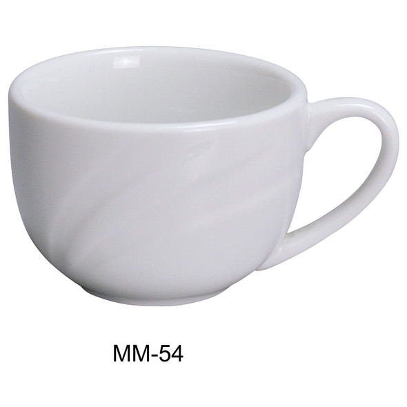 Yanco MM-54 Miami Stacking Cup,3 oz, Bone W, For MM-55 (36/Case)