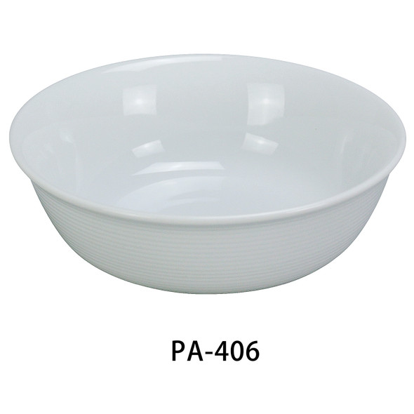 Yanco PA-406 Paris Nappie Bowl, 12-1/2 oz, Super White (36/Case)