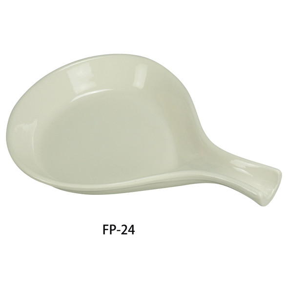 Yanco FP-24 Accessories Fry Pan Server, 24 oz, American White (12/Case)