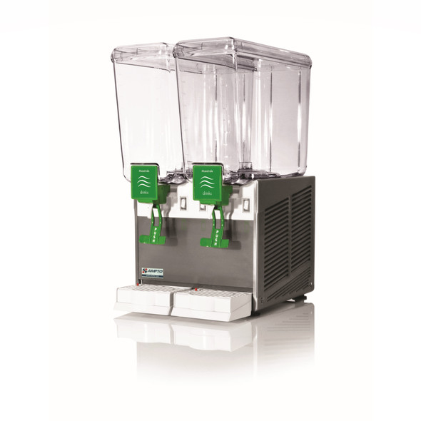 Ampto C1256 Cold Beverage Dispenser, 3 Gallons, 2 Bowls