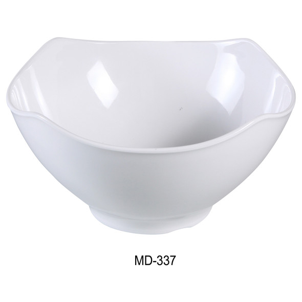Yanco MD-337 Milando Square Bowl, 7", 30 oz, Melamine (24/Case)