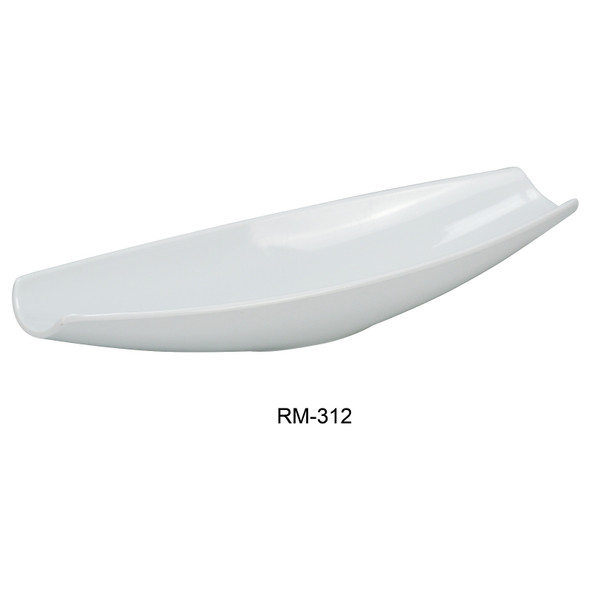 Yanco RM-312 Rome Boat Plate, 12.5", Melamine (48/Case)