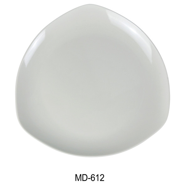 Yanco MD-612 Milando Plate, 12", Round in Triangular, (12/Case)