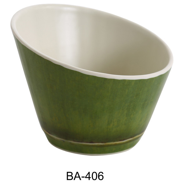 Yanco BA-406 Bamboo Style Sheer Bowl, 32oz, 6-1/2" (24/Case)