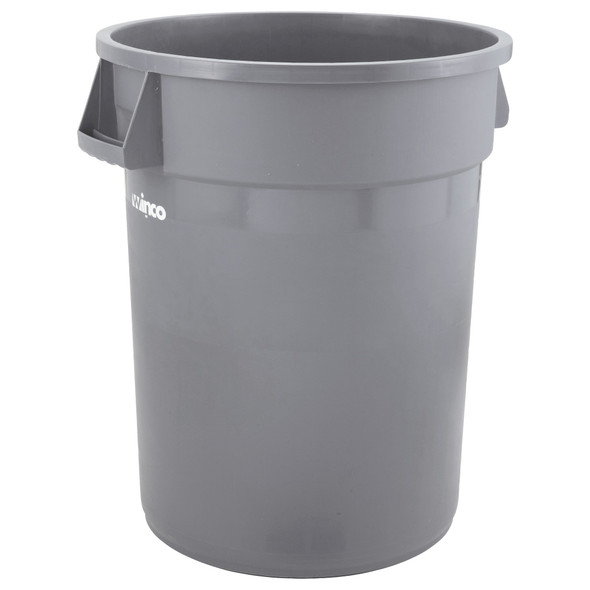 Winco PTC-20G Trash Can Round, 20 gallon, Gray, No lid
