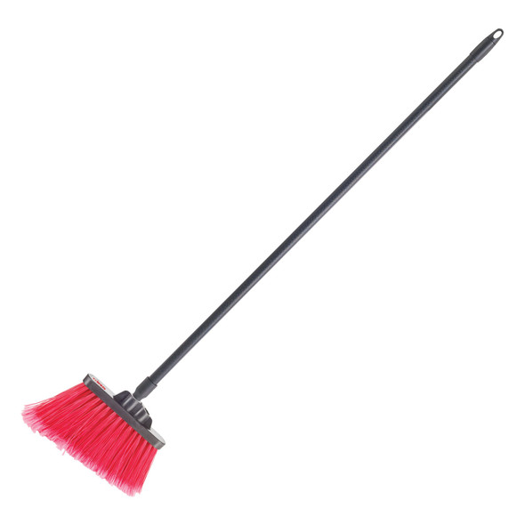 Winco BRAF-9R-H Angle Broom, 48"L Medium Duty, Flagged, Red Winco BRAF-9R-H Angle Broom, 48"L Medium Duty, Flagged, Red