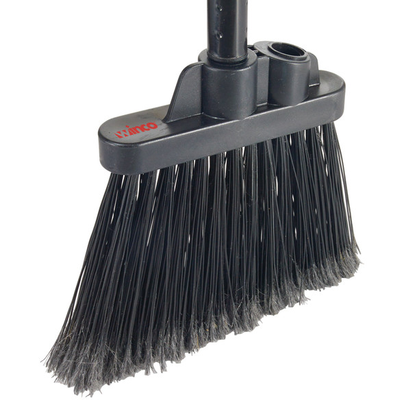 Winco BRF-6K-H Lobby Broom, 30"L metal handle, medium duty, flagged,