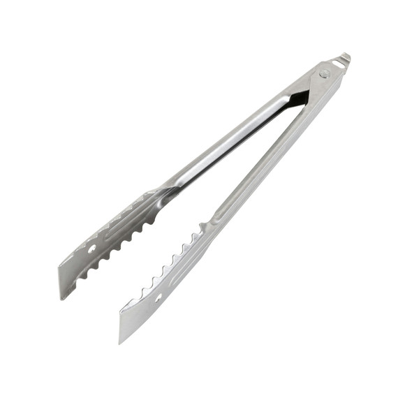 Edlund 6410HDL Gripper Tongs, 10", with lock, with retail tag, Stainless Steel