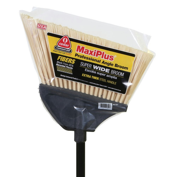 Ocedar 91351-12 Professional Angle Broom-Flagged 58"Lx11W Ocedar 91351-12 Professional Angle Broom-Flagged 58"Lx11W
