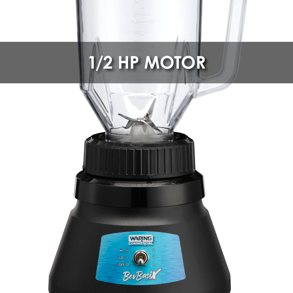 Waring BB145 BevBasix Bar Blender, 48 oz. Copolyester Container