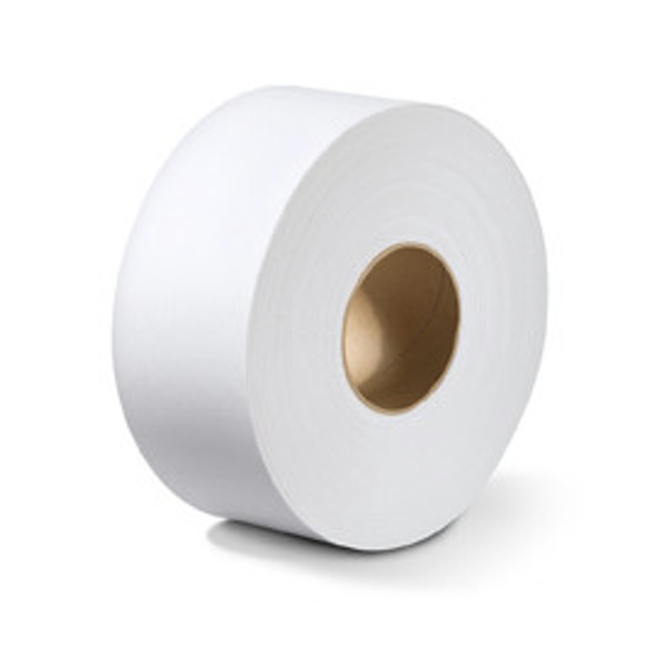Kruger 05612 Jumbo Bath Tissue, 1-Ply White, 3.3" Width, 12 Rolls/Case