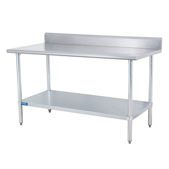 Sapphire SMTB-3072S Work Table, 30" x 72", All Stainless Steel, w/4" Backsplash Sapphire SMTB-3072S Work Table, 30" x 72", All Stainless Steel, w/4" Backsplash