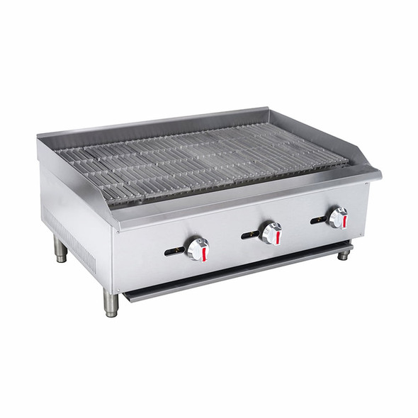 Sapphire SE-CCB48 Charbroiler, gas, countertop, 48"W, (4) U shaped burners Sapphire SE-CCB48 Charbroiler, gas, countertop, 48"W, (4) U shaped burners