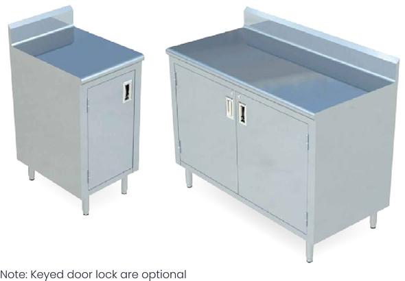 Sapphire SMDCB-3036H Dish Cabinet, 5" Backsplash w/Hinged Doors, 36"Wx30"D Sapphire SMDCB-3036H Dish Cabinet, 5" Backsplash w/Hinged Doors, 36"Wx30"D