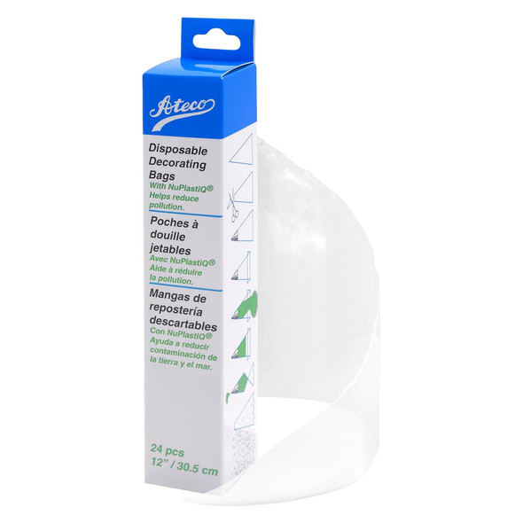 Ateco 44121 Disposable Decorating Bags 12" (24pcs/Box) Ateco 44121 Disposable Decorating Bags 12" (24pcs/Box)