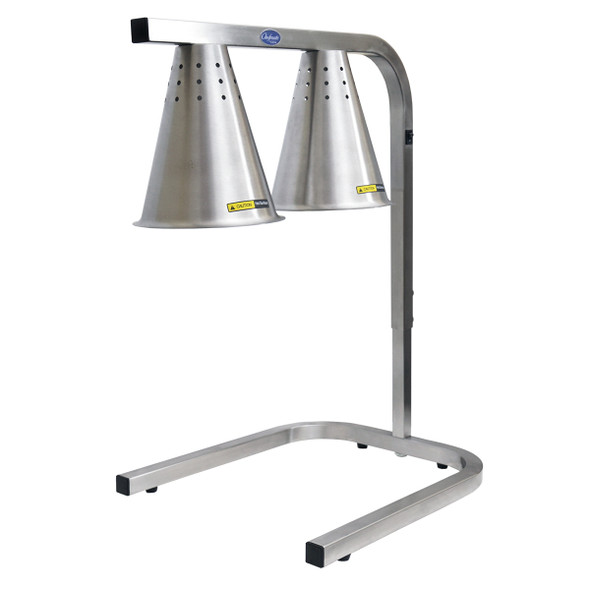 Globe WL2 Freestanding Countertop Chefmate Food Warming Lamp, 500W, 120V