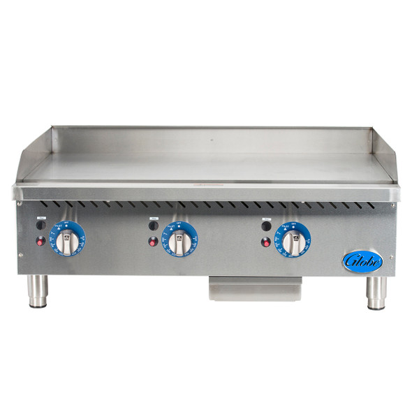 Globe GG36TG 36" Countertop Gas Griddle Globe GG36TG 36" Countertop Gas Griddle