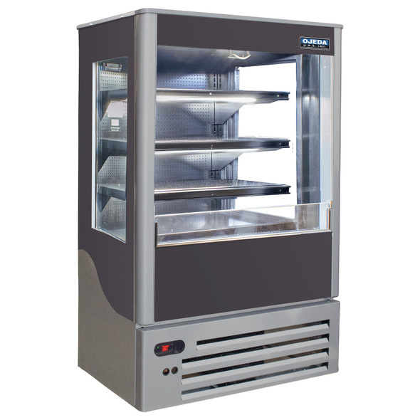 Ojeda ALPA-55H SLIM Open Air Merchandiser, 61" H, 36.7" W, 7 cu. ft. capacity