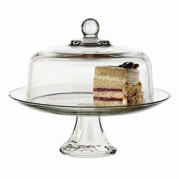 Anchor Hocking 87892L20 Cake Dome Set, 13" dia., Glass, (Cake Dome & Stand) Anchor Hocking 87892L20 Cake Dome Set, 13" dia., Glass, (Cake Dome & Stand)