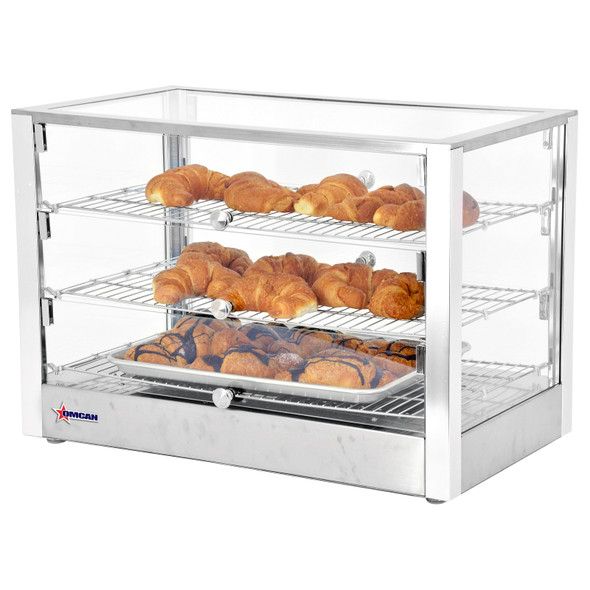 OMCAN DW-CN-0115L Countertop Food Warmer/Display Case, 27-5/8"W, 110V