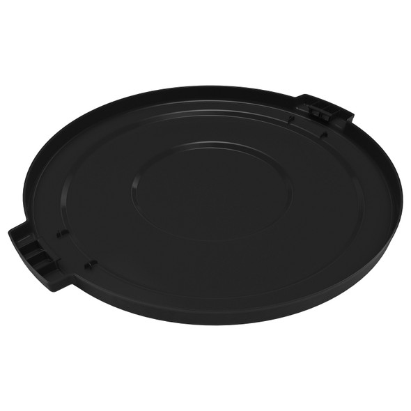 Carlisle 84103303 Bronco Trash Container Lid, Round, For 32 Gall. Black