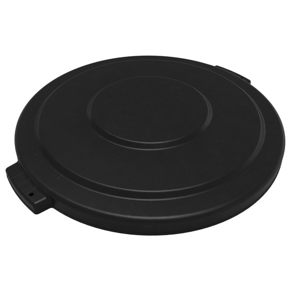 Carlisle 84105603 Bronco Trash Container Lid, round, for 55 Gal. Black