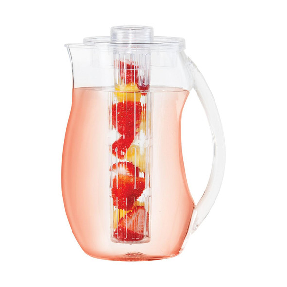 OGGI 5521 Crystal Clear Pitcher with Infusion Tube 3L