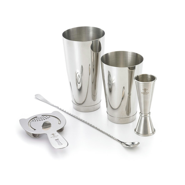 Mercer Culinary M37101 Barfly Basics Set, 5-pieces, Stainless Steel