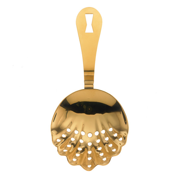 Mercer Culinary M37029GD Barfly Julep Strainer, 7", stainless steel, Gold-Plated