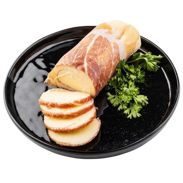 Tablecraft 12532 Ridge Collection Serving Plate, 7.5", Round, Black