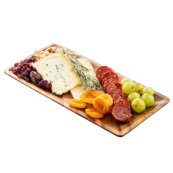 Tablecraft 12568 Acacia Collection Serving Plate, 11.75", Rectangular