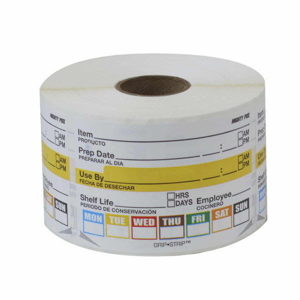 National Checking PIPUS01BP Food rotation Labels 2" x 3" Pack