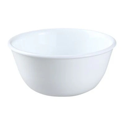 Corelle 1151580 Essentials Glass Oatmeal Bowl, 12 oz, 5" Dia x 2-1/4"H