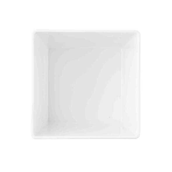 Tablecraft 12116 Simple Solutions Bowl, 2.5 qt., White, Melamine
