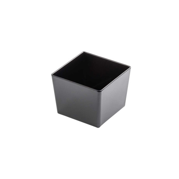 Tablecraft 12556 Simple Solutions Bowl, 1.5 qt., Black, Melamine