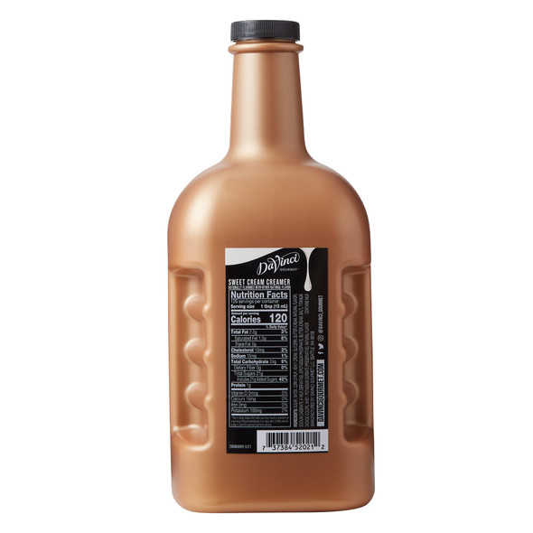 Davinci Gourmet Sweet Cream Creamer W/Pump, 64 Ounce