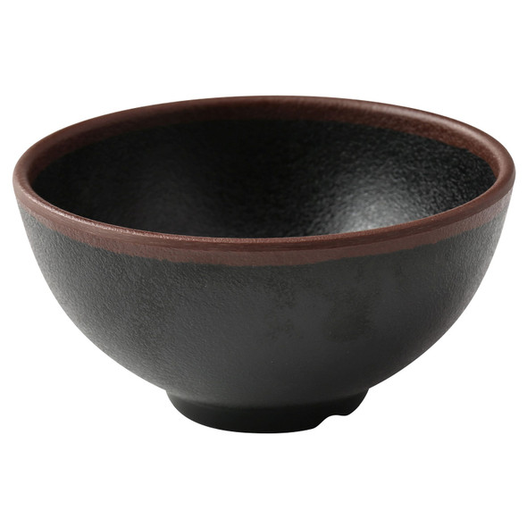 YANCO NA-504BK Rice Bowl, 4-1/2", 10 oz, Black, Melamine YANCO NA-504BK Rice Bowl, 4-1/2", 10 oz, Black, Melamine