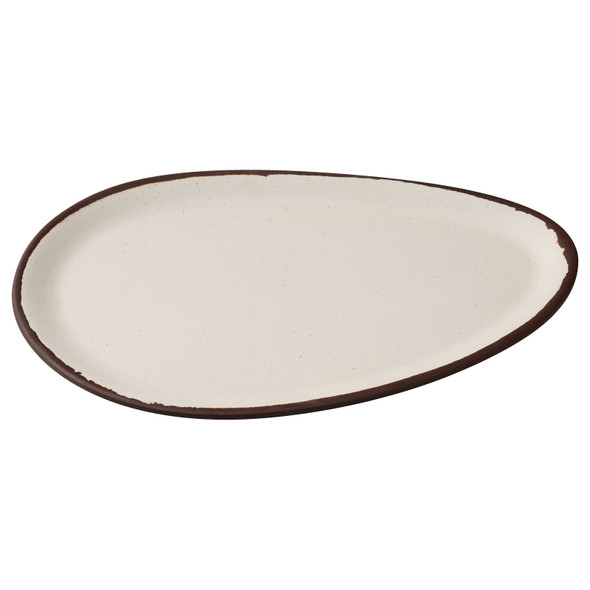 YANCO NA-210 Nature Art Dinner Plate, 10" , oval, Melamine YANCO NA-210 Nature Art Dinner Plate, 10" , oval, Melamine