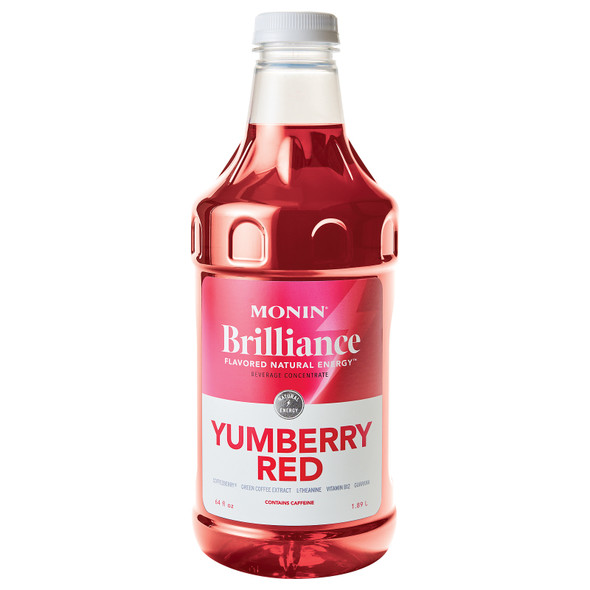 Monin Red Yumberry Energy, 64 Ounce