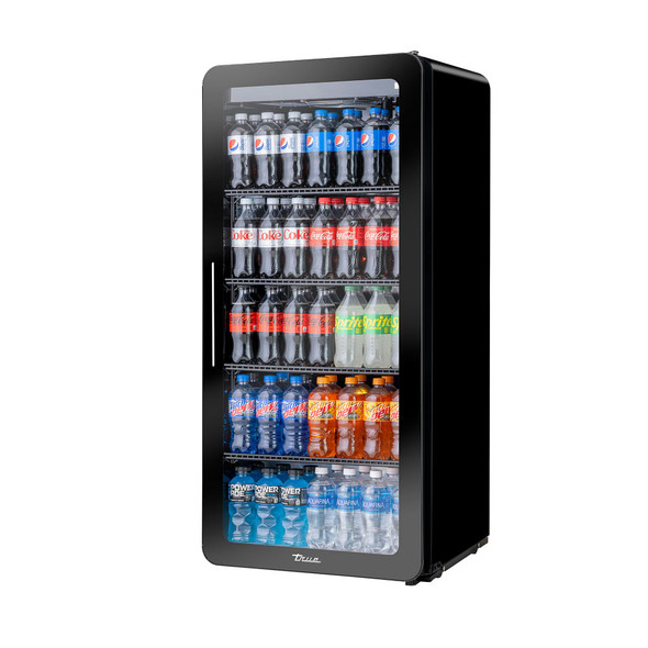 True Mfg CVM-11-HC~EGC01 Refrigerated Merchandiser, one-section, True Edge Glas
