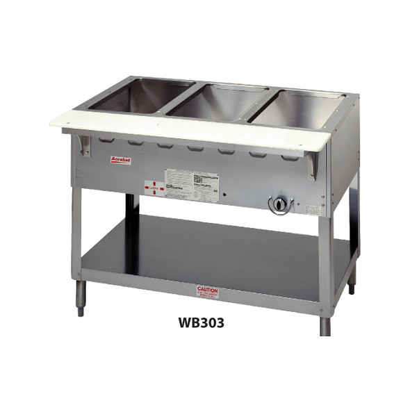 Duke WB305 Aerohot Steamtable Wet Bath Unit, 72-3/8"W, Gas, 5 Wells Duke WB305 Aerohot Steamtable Wet Bath Unit, 72-3/8"W, Gas, 5 Wells
