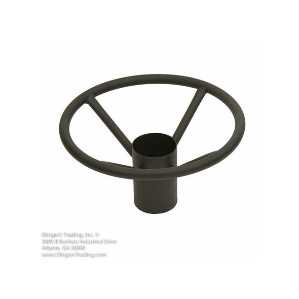 Klinger Foot Rest, 3" column, powder coated cast iron Klinger Foot Rest, 3" column, powder coated cast iron
