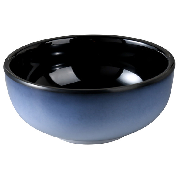 Yanco SN-404 Sentry Rice Bowl, 8 oz., White And Black, Melamine Yanco SN-404 Sentry Rice Bowl, 8 oz., White And Black, Melamine