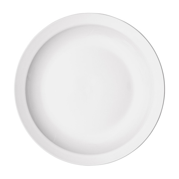 Winco BPR-95NR Birkhall, Plate, 9-1/2" dia., Narrow Rim, (24/Case)