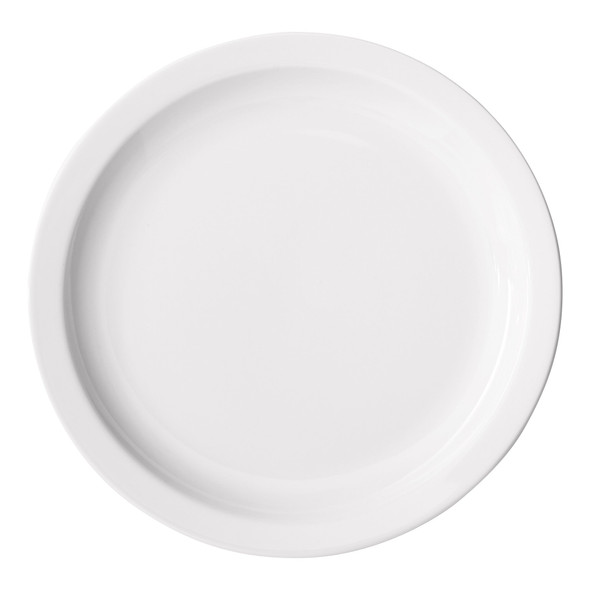 Winco BPR-105NR Birkhall, Plate, 10-1/2" dia., Narrow Rim, (12/Case)