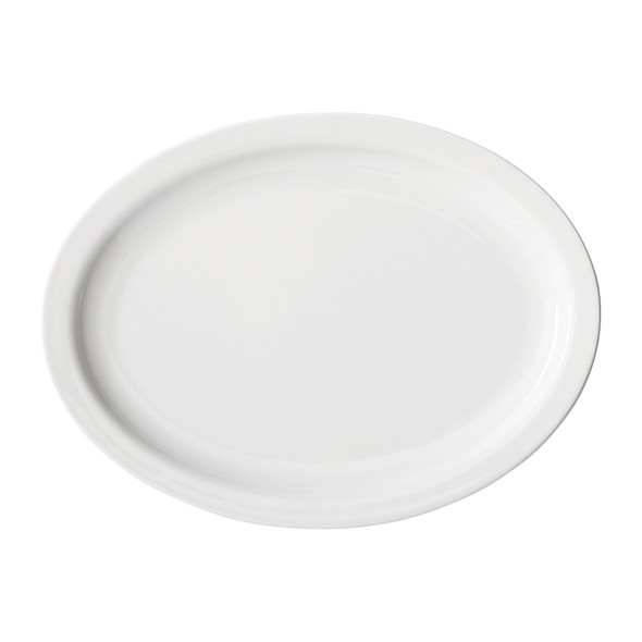Winco BPO-13NR Birkhall, Platter, 13"L, Narrow Rim, (12/Case)